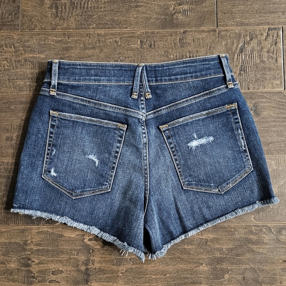 Good American High Rise Jean Shorts sz 27 - Picture 3 of 5